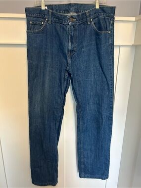 Vintage Lacoste baggy blue jeans